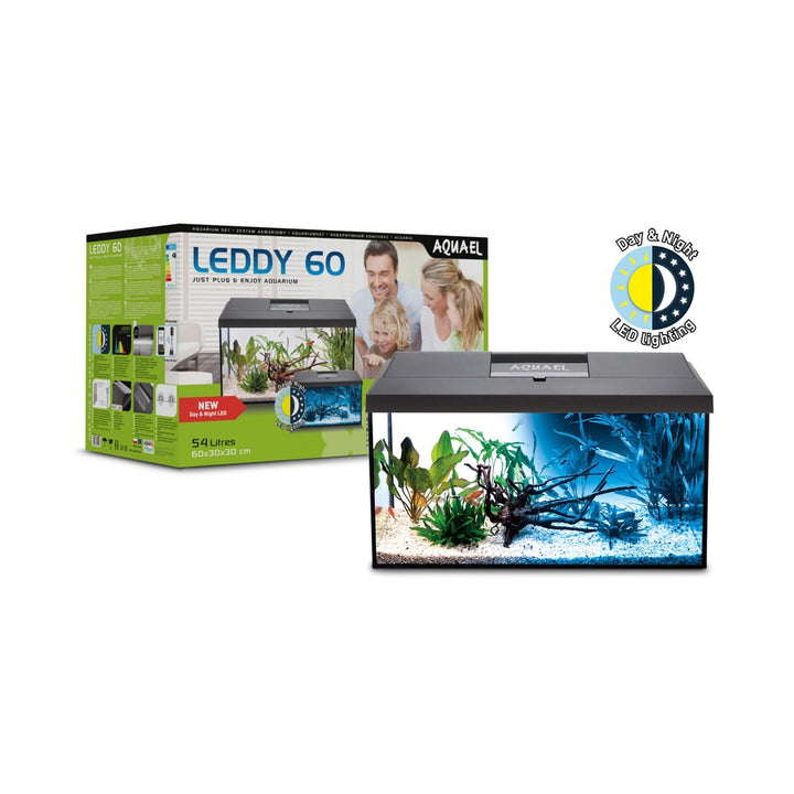 Aquael LEDDY Day&amp;Night 60 2.0 Aquarienset von Aquael
