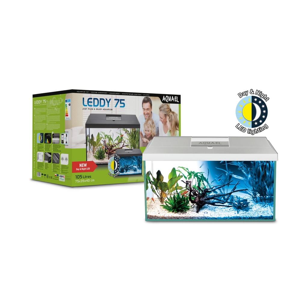 Aquael LEDDY Day&amp;Night 75 2.0 Aquarienset von Aquael