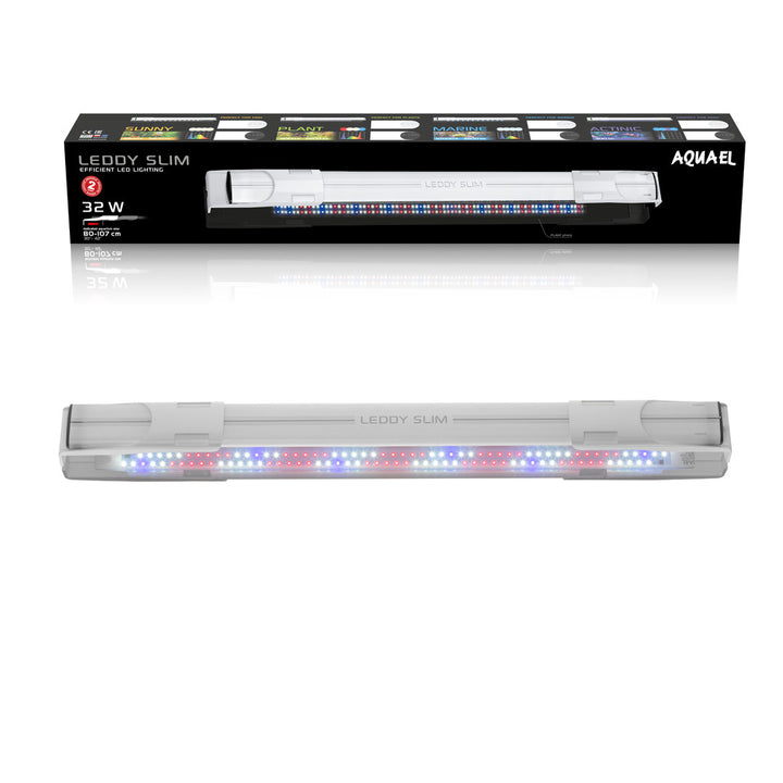 Aquael LEDDY Slim 2.0 32W - Aufsatzlampen für 80-107 cm breite Aquarien von Aquael