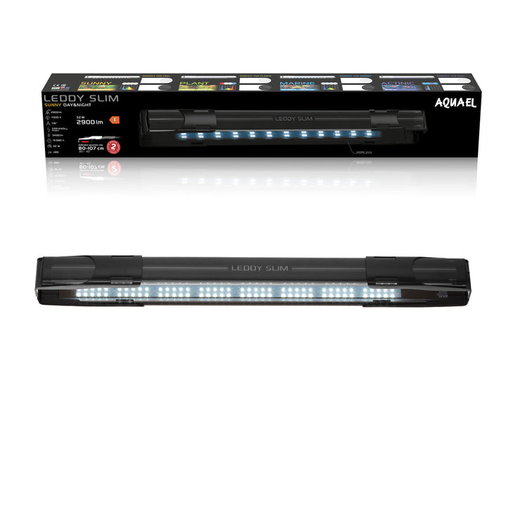 Aquael LEDDY Slim 2.0 32W - Aufsatzlampen für 80-107 cm breite Aquarien von Aquael