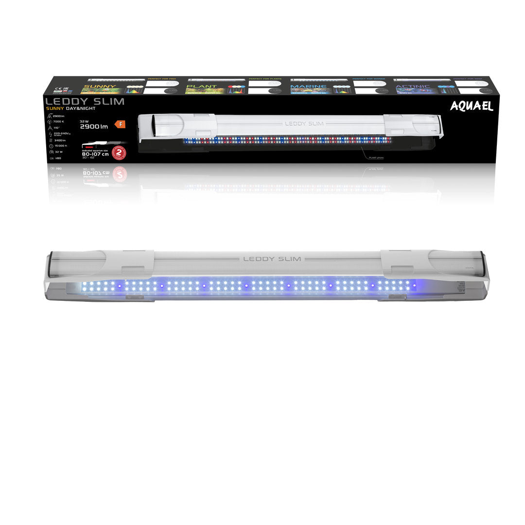 Aquael LEDDY Slim 2.0 32W - Aufsatzlampen für 80-107 cm breite Aquarien von Aquael