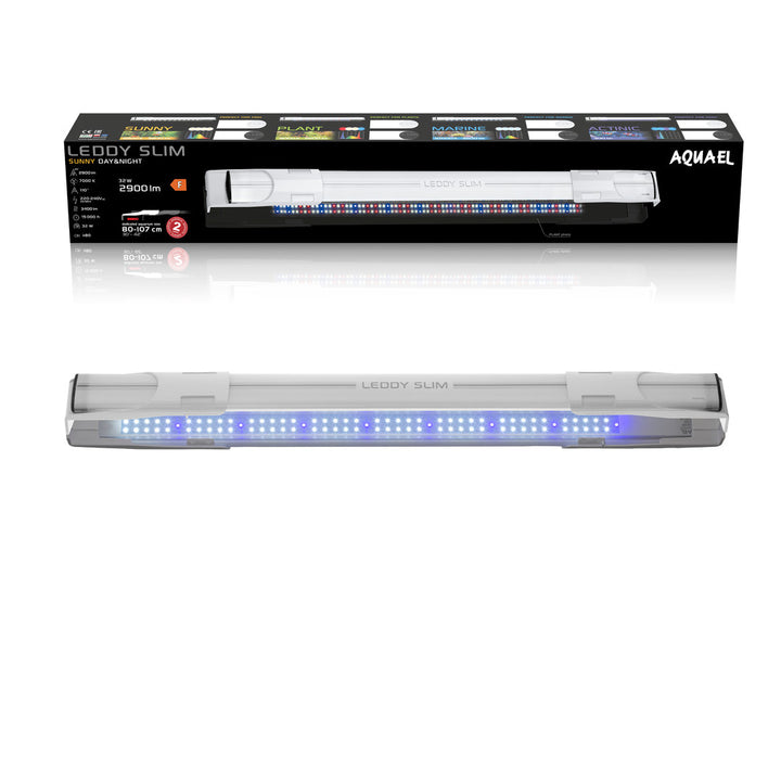 Aquael LEDDY Slim 2.0 32W - Aufsatzlampen für 80-107 cm breite Aquarien von Aquael