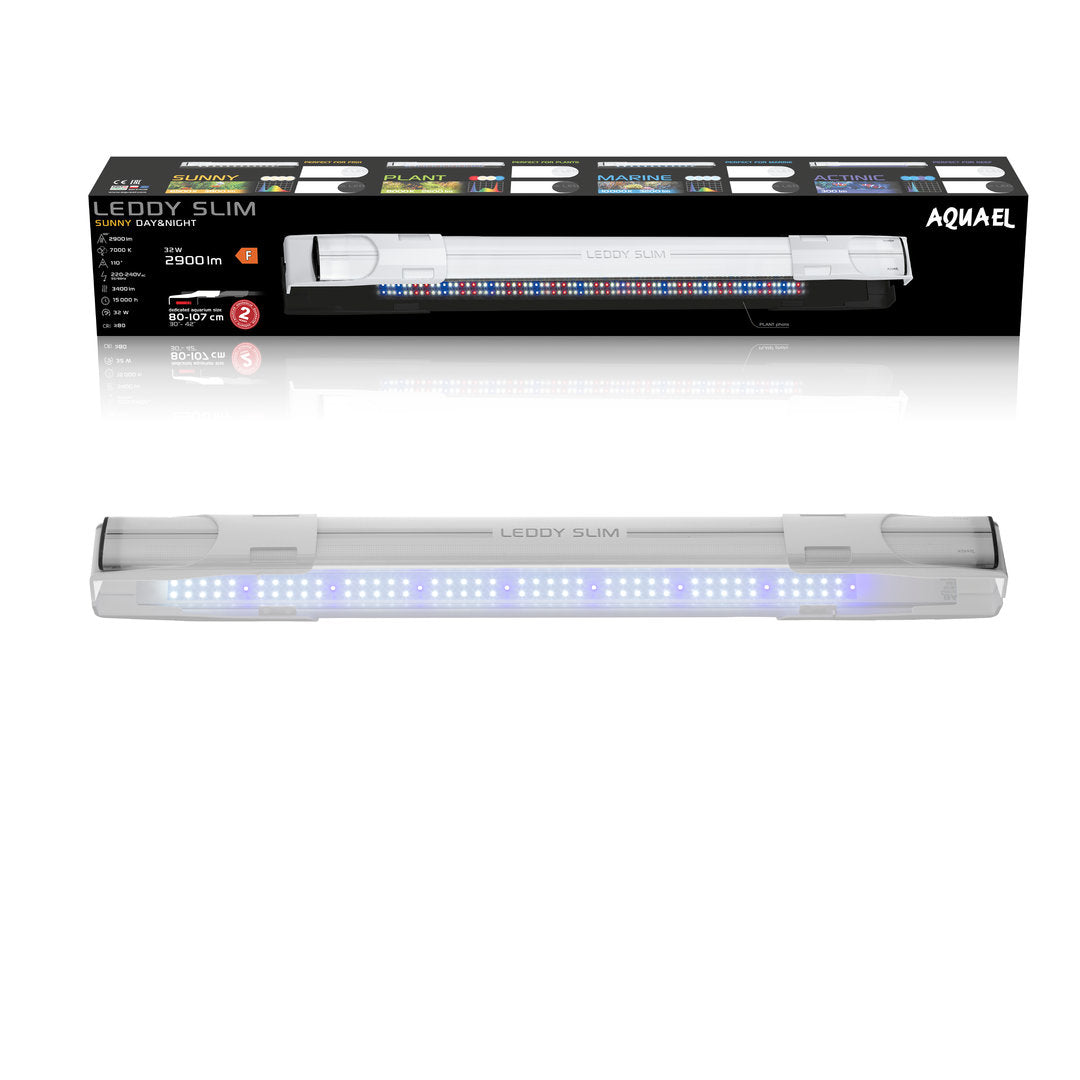 Aquael LEDDY Slim 2.0 32W - Aufsatzlampen für 80-107 cm breite Aquarien von Aquael