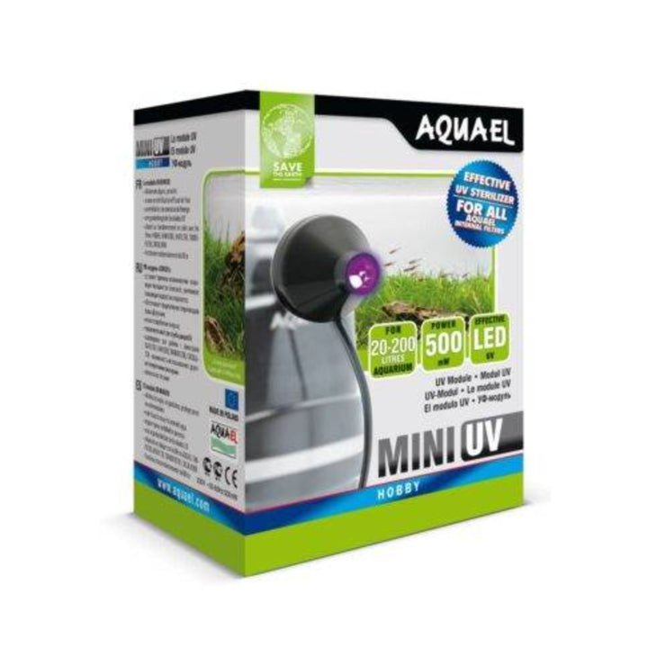 Aquael Mini UV Filter – kompakter Wasserklärer gegen Algen- &amp; Bakterienblüten im Aquarium von Aquael