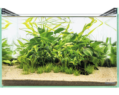 AquaParts Nano Aquarium "Mörtsjön" 38 x 33 x 22 cm 25l inkl. Schiebeabdeckung von AquaParts