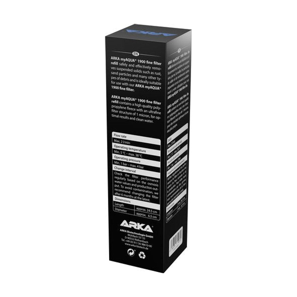 ARKA myAqua 1900 Feinfilter - Ersatzteil für ARKA myAqua 1900 Umkehrosmoseanlage von ARKA