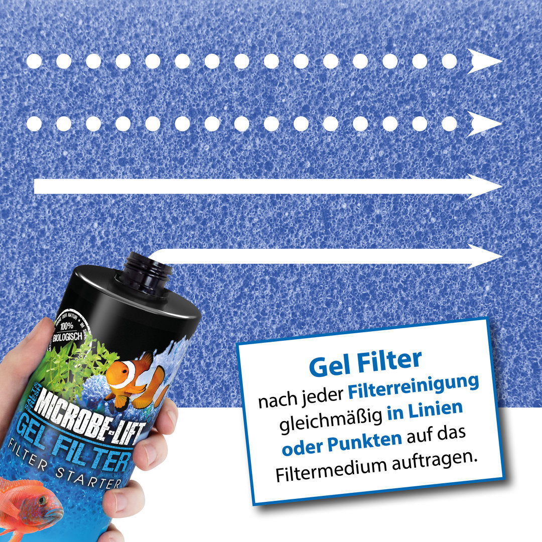 ARKA Microbe-Lift Gel Filter Filterstarter von ARKA