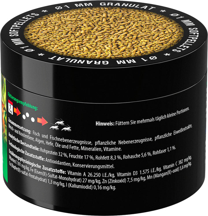 ARKA Microbe-Lift Shrimp Grain Hauptfutter für Garnelen – 150ml von ARKA