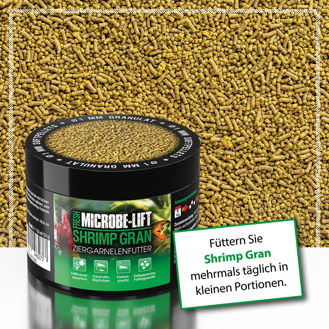 ARKA Microbe-Lift Shrimp Grain Hauptfutter für Garnelen – 150ml von ARKA