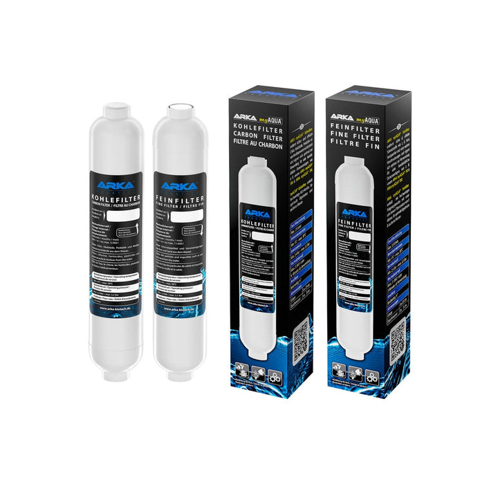 ARKA myAqua Feinfilter und Kohlefilter Set - Ersatztkartusche für myAqua 190/380 Umkehrosmoseanlage von ARKA