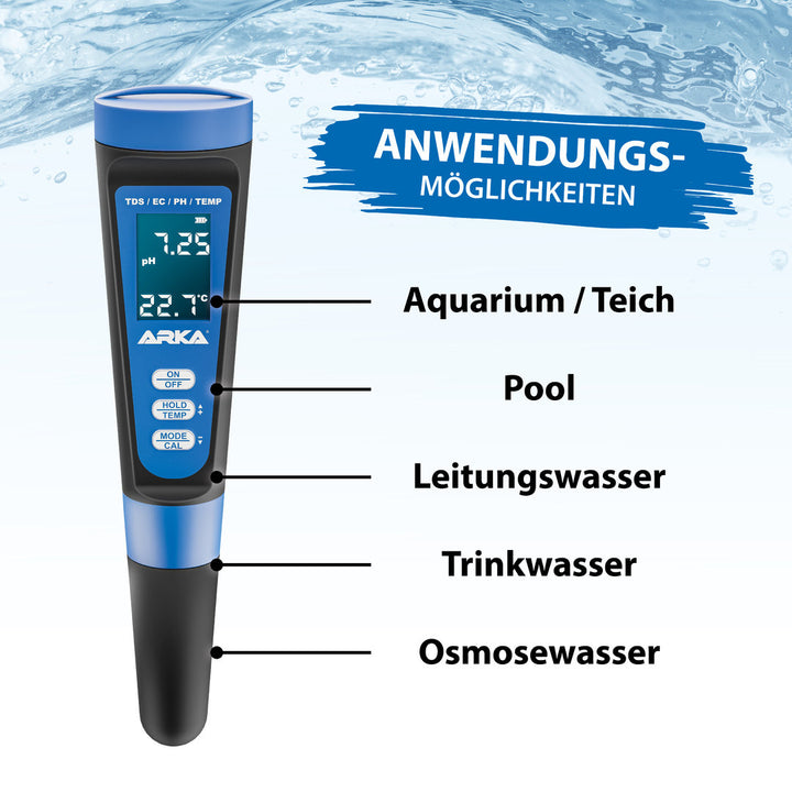 ARKA myAqua pH/TDS/EC-Messgerät von ARKA