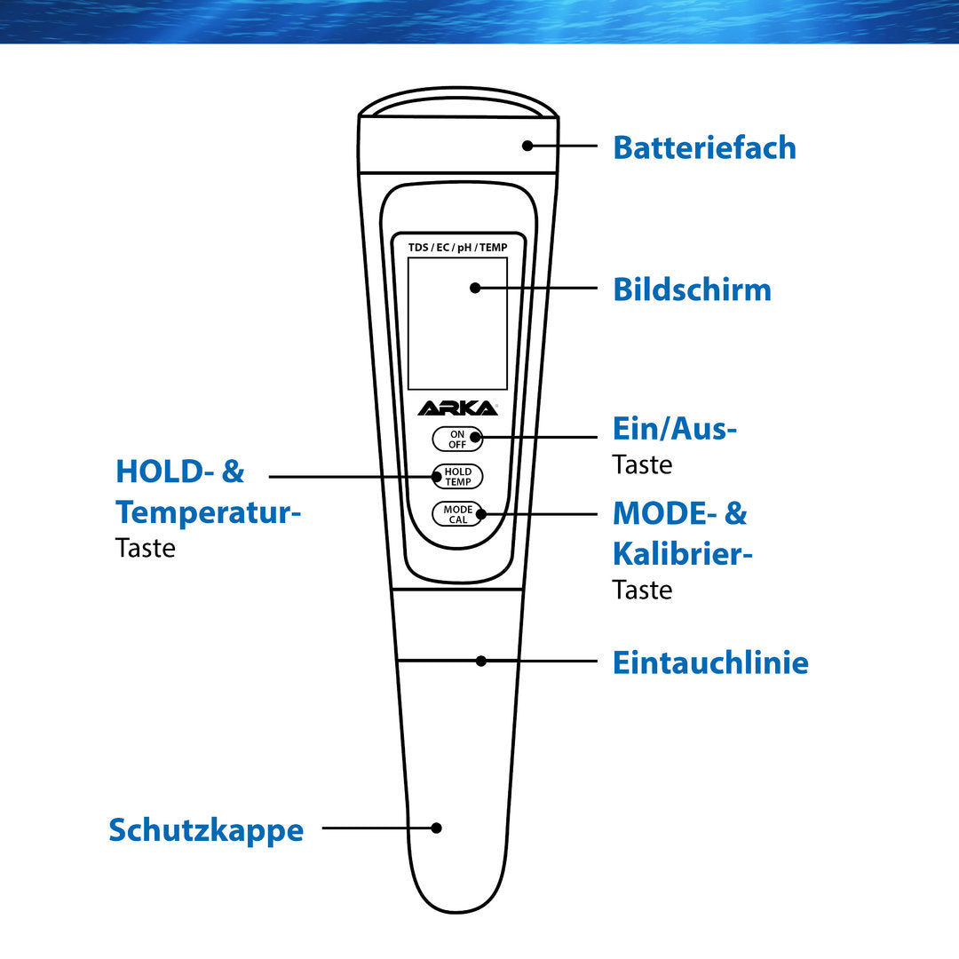 ARKA myAqua pH/TDS/EC-Messgerät von ARKA