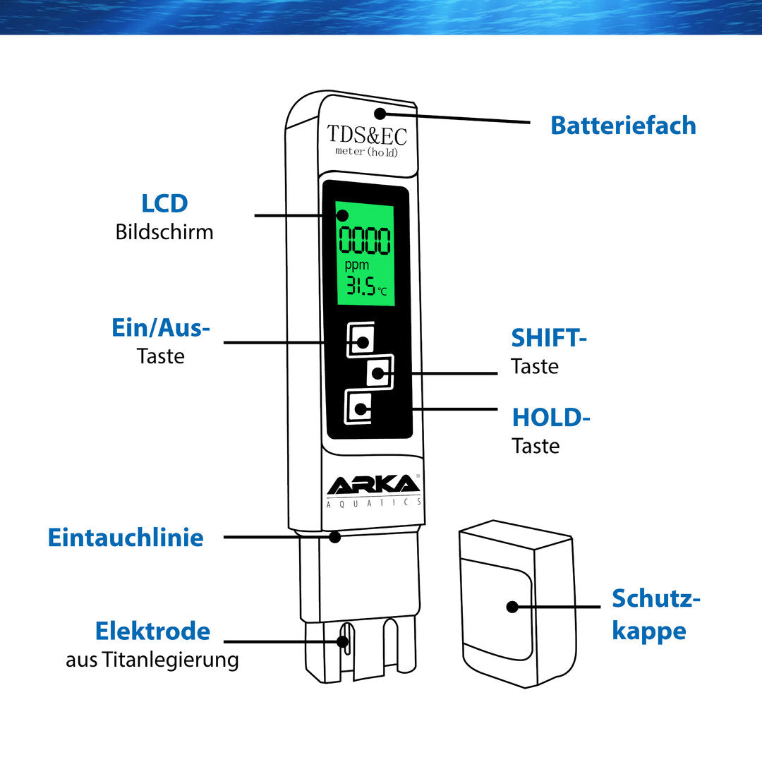 ARKA myAqua TDS/EC Messgerät von ARKA