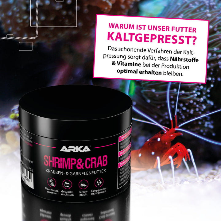 ARKA Shrimp &amp; Crab Krabben- und Garnelenfutter - 150ml von ARKA
