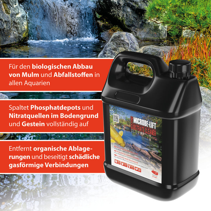 ARKA Substrate Cleaner Pond, Mulm- &amp; Schmutzenferner-Bakterien von ARKA