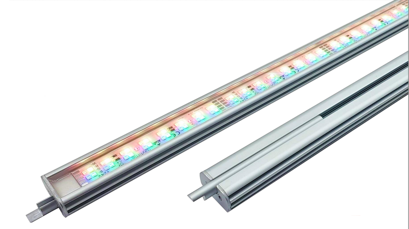 daytime unix WRGB LED-Aquarienleuchte in Silber