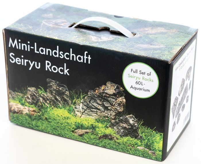 Deko-Set Mini-Landschaft (Seiryu Stone) – für 60 l &amp; 80 l Aquarien – Hardscape für Aquascaping