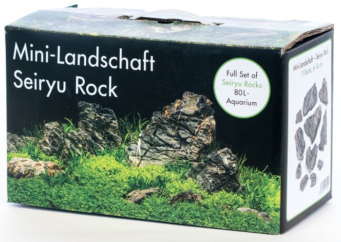 Deko-Set Mini-Landschaft (Seiryu Stone) – für 60 l &amp; 80 l Aquarien – Hardscape für Aquascaping