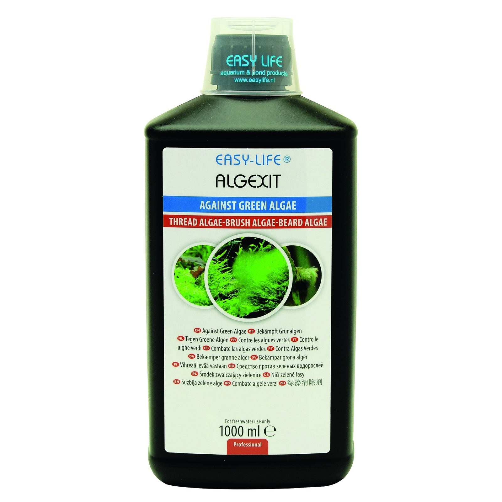 EASY-LIFE® ALGEXIT 1 L – Effektiver Algenentferner für Süßwasseraquarien - official Easy-Life product image 1:1