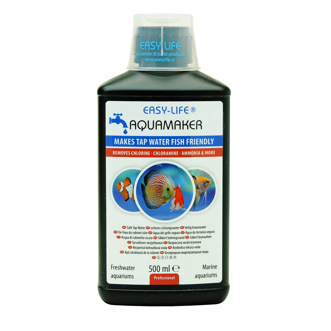 Easy-Life AquaMaker 500ml – Hochwirksamer Wasseraufbereiter für Süß-, Meerwasser &amp; Gartenteich - Hauptbild - easy-life-aquamaker-500-ml-e169-floz-01-hauptbild.jpg