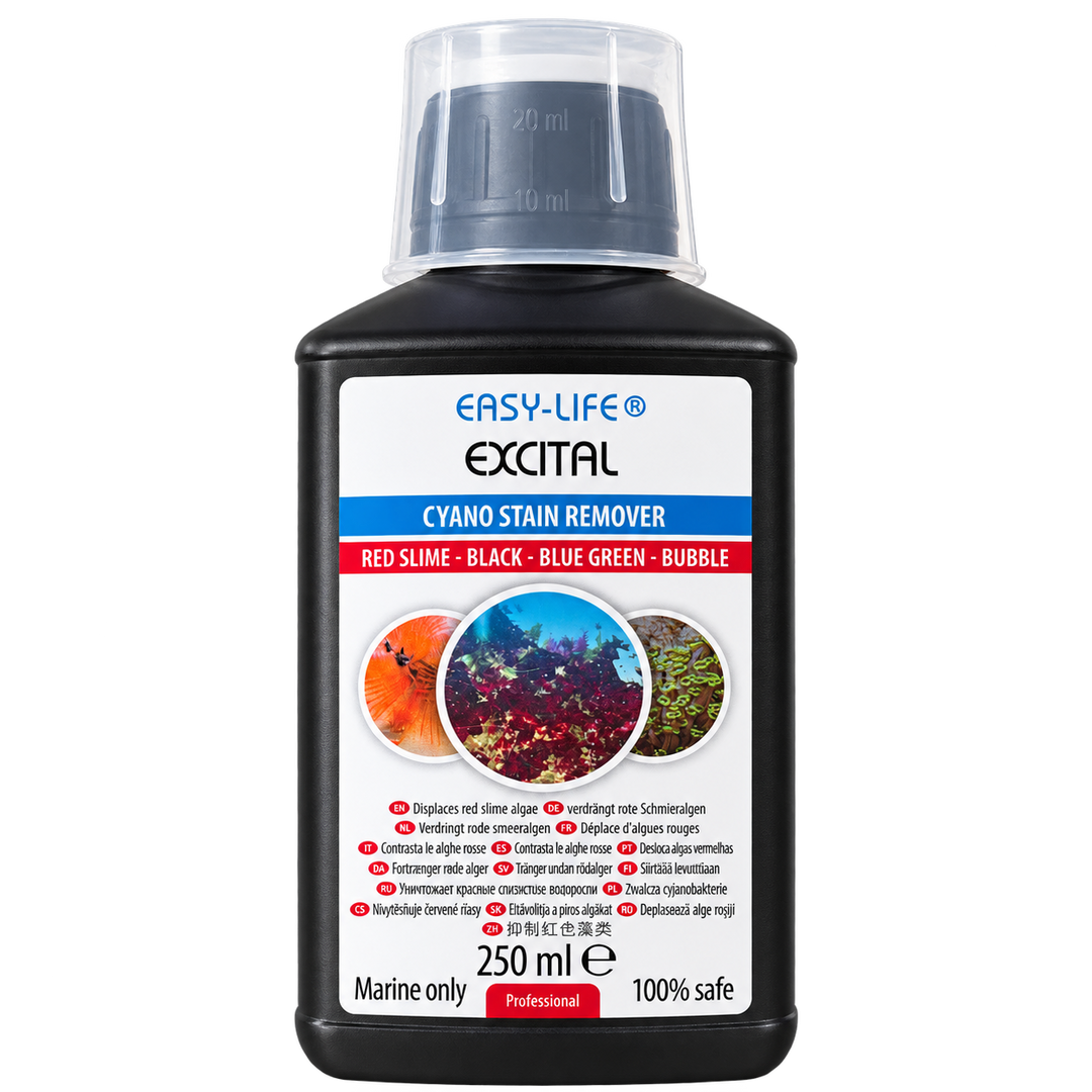 Easy-Life Excital 250 ml – Cyano-Entferner für Meerwasser, freigestellte Flasche