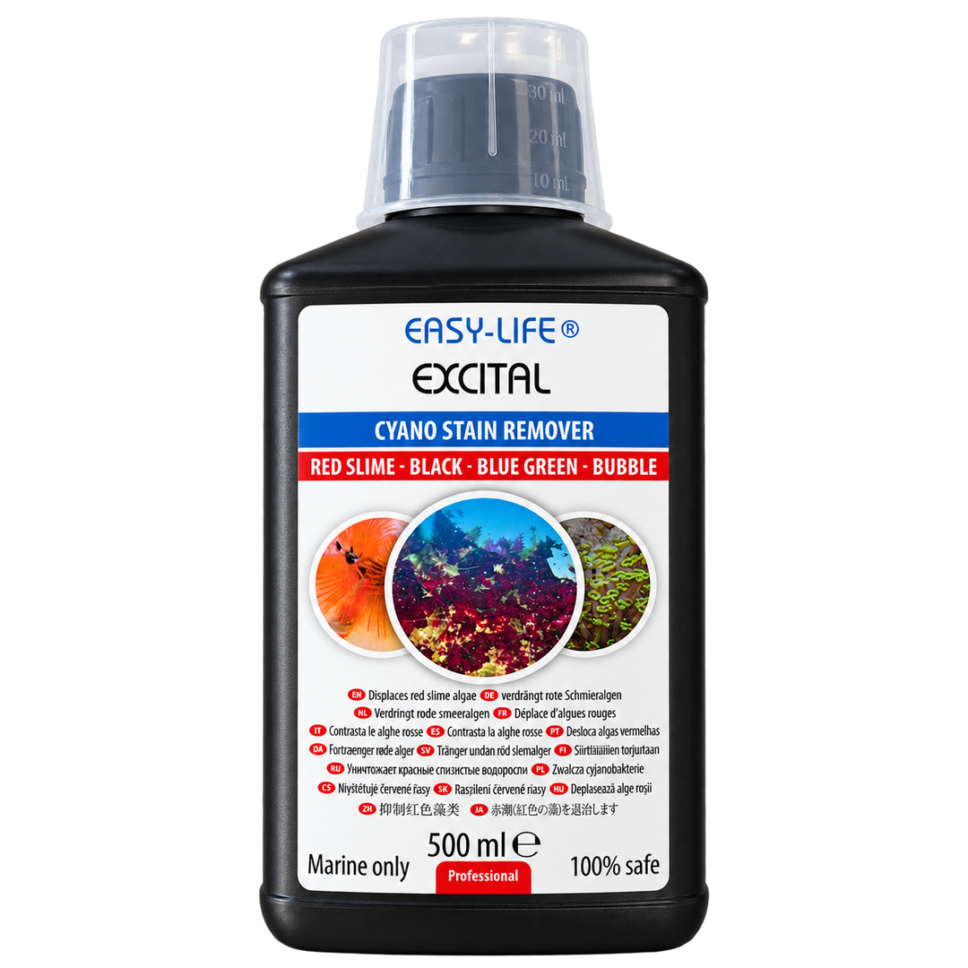 Easy-Life Excital 500 ml – Cyano-Entferner für Meerwasser, freigestellte Flasche