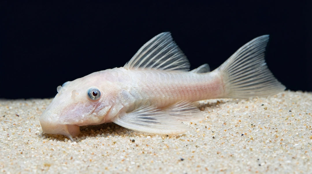 Antennenwels L144 Snow White Black Eyes (Ancistrus sp. M) von Finn &amp; Reef