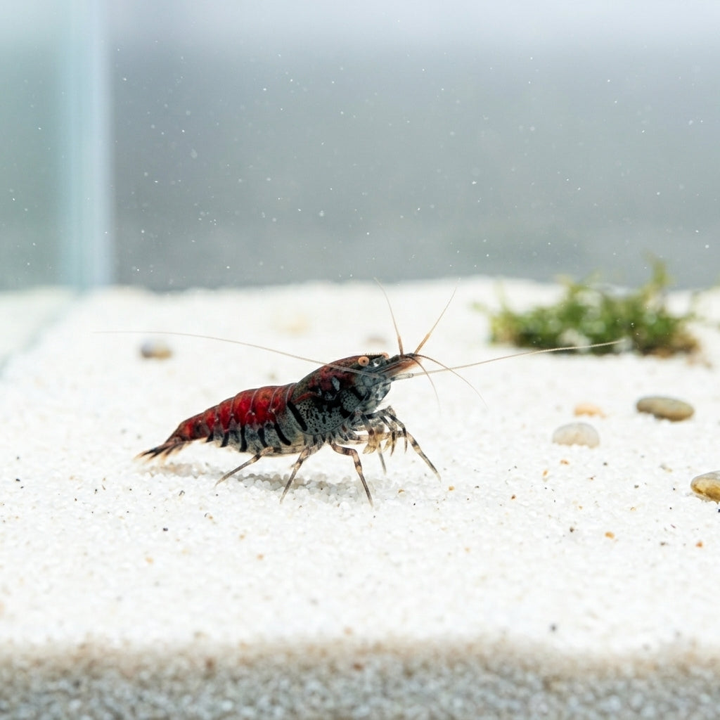 Blaue Tigergarnele OE Orange Eyes (Caridina mariae) von Finn &amp; Reef