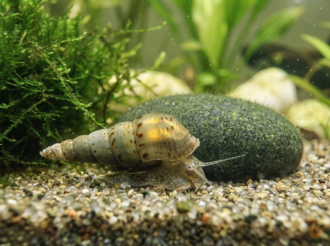 Indische Turmdeckelschnecke / Melanoides tuberculata (DNZ) von Finn &amp; Reef