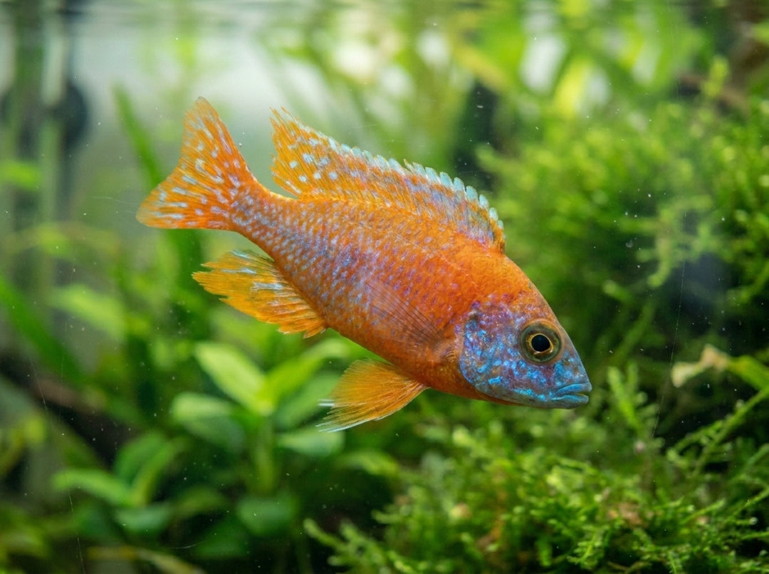 Kaiserbuntbarsch Rot Rubin (Aulonocara baenschi "Rot Rubin") von Finn &amp; Reef