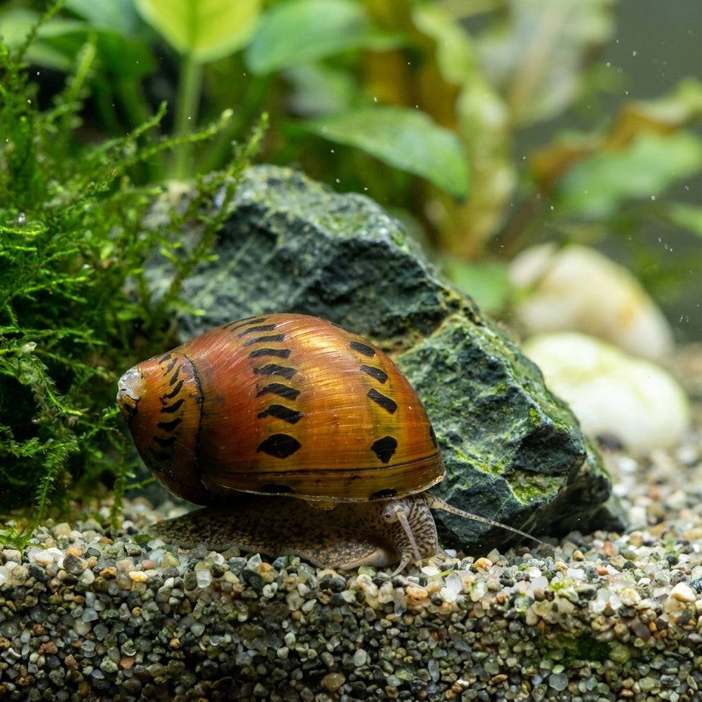 Leopard-Rennschnecke (Neritina turrita) von Finn & Reef
