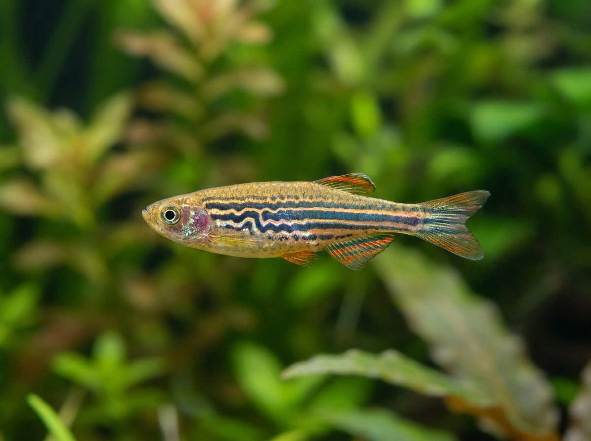 Orangeflossen-Zebrabärbling (Danio quagga/"kyathit") von Finn & Reef