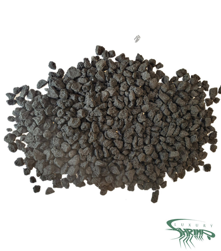 Premium Lavagranulat, Vulkanstein 8-16mm Bodengrund/Substrat - schwarz von Finn &amp; Reef