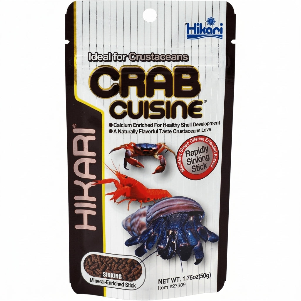 Hikari Crab Cuisine Premium Sinking Futtersticks für Krebse, Garnelen &amp; Krustentiere 50g - optimized product image