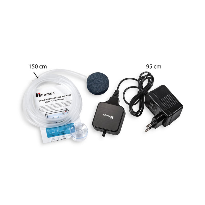 HPumps Nano Piezo Luftpumpe Durchfluss - schwarz von HPumps