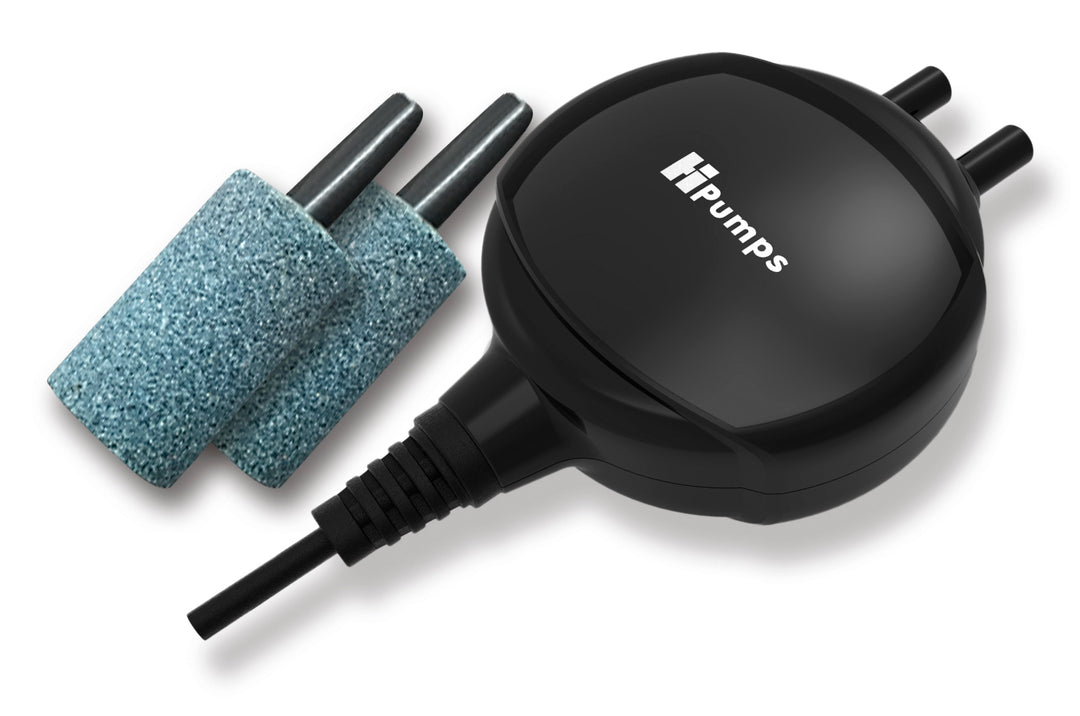 Hpumps Nano Piezo Luftpumpe Zweikanal - schwarz von HPumps