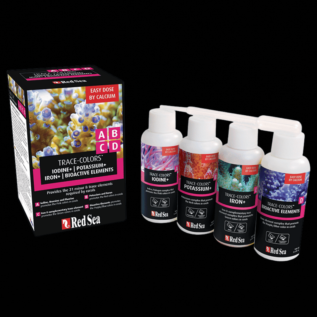 Red Sea Trace Colors A B C D Starter Kit - 4 x 100 ml