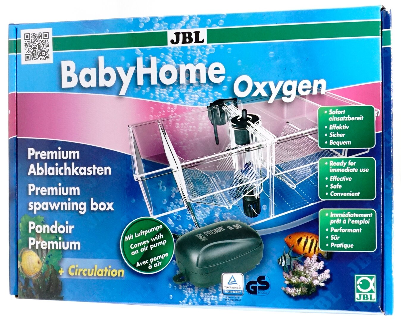 JBL BabyHome Oxygen Ablaichkasten-Komplettset mit Luftpumpe