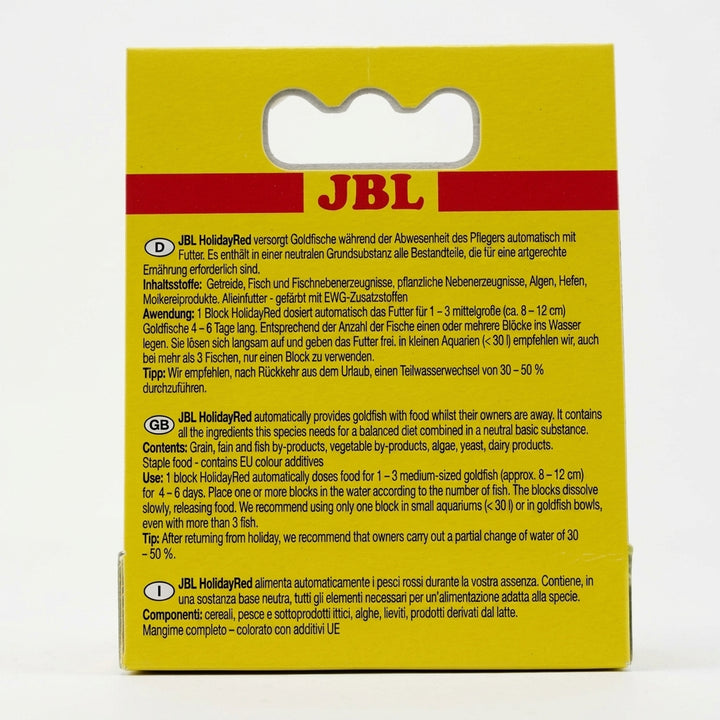 JBL Holiday Red Ferien-Alleinfutter für Goldfische von JBL