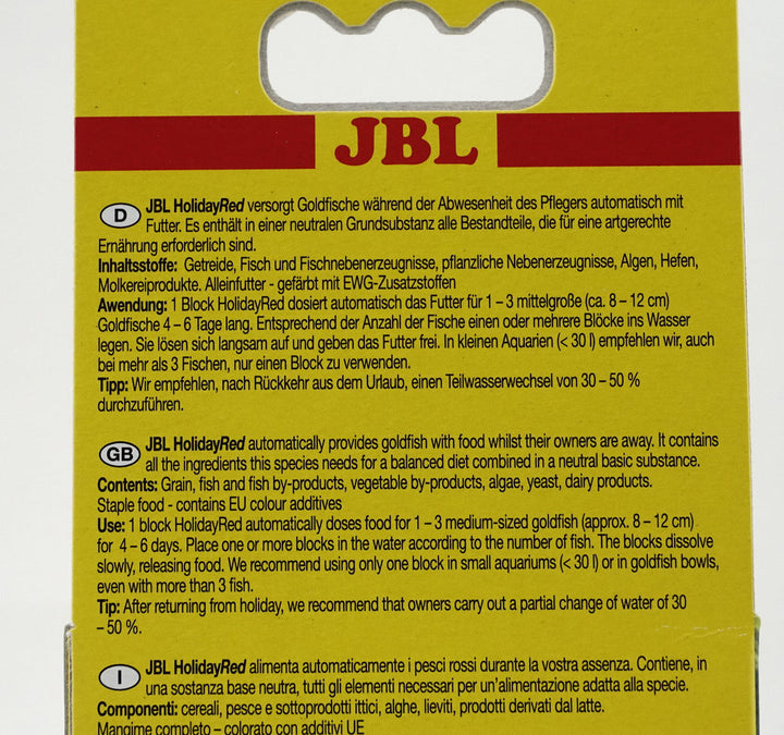 JBL Holiday Red Ferien-Alleinfutter für Goldfische