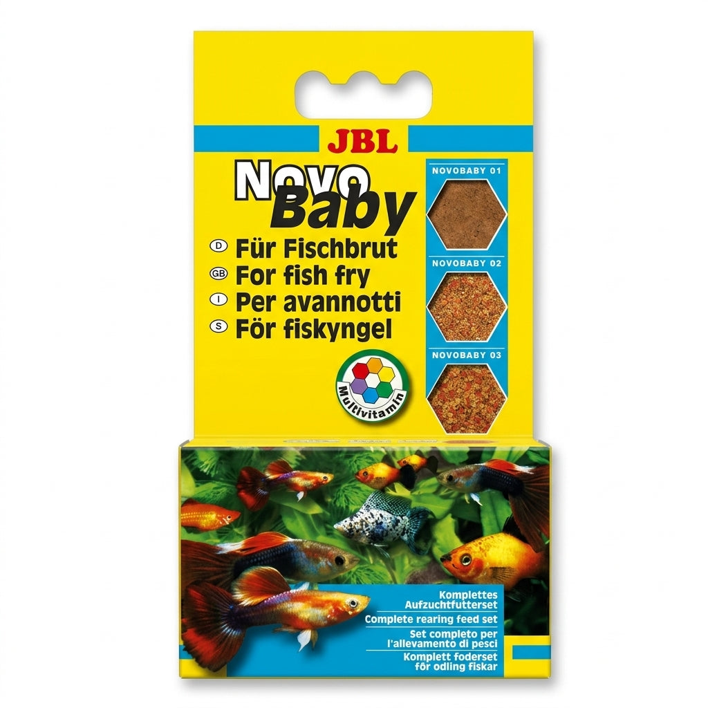 JBL NovoBaby - 3x10 ml Aufzuchtfutter-Set für Jungfische lebendgebärender Aquarienfische von JBL