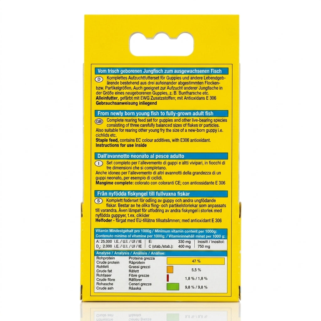 JBL NovoBaby - 3x10 ml Aufzuchtfutter-Set für Jungfische lebendgebärender Aquarienfische von JBL