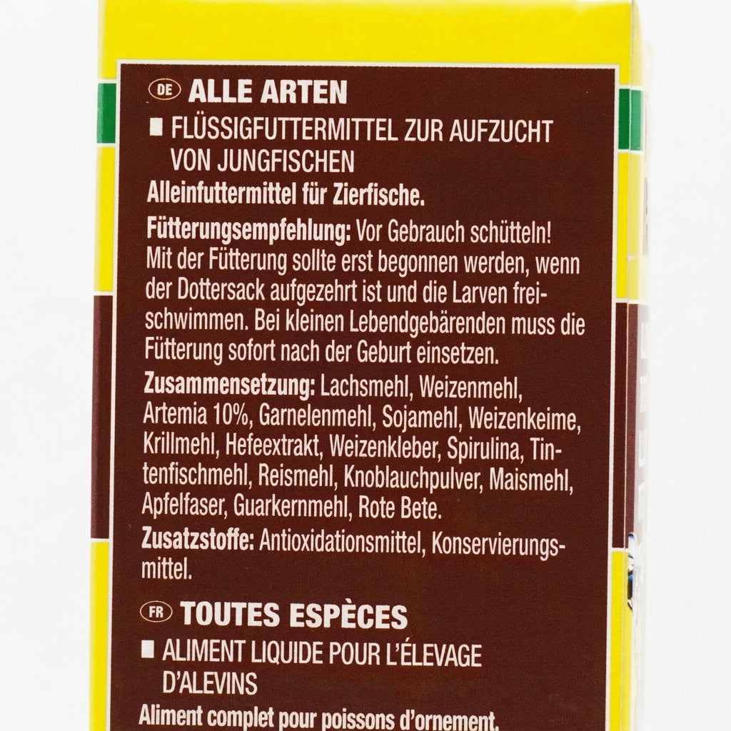 JBL PRONOVO BEL FLUID Flüssiges Aufzuchtfutter für Jungfische - 50ml von JBL