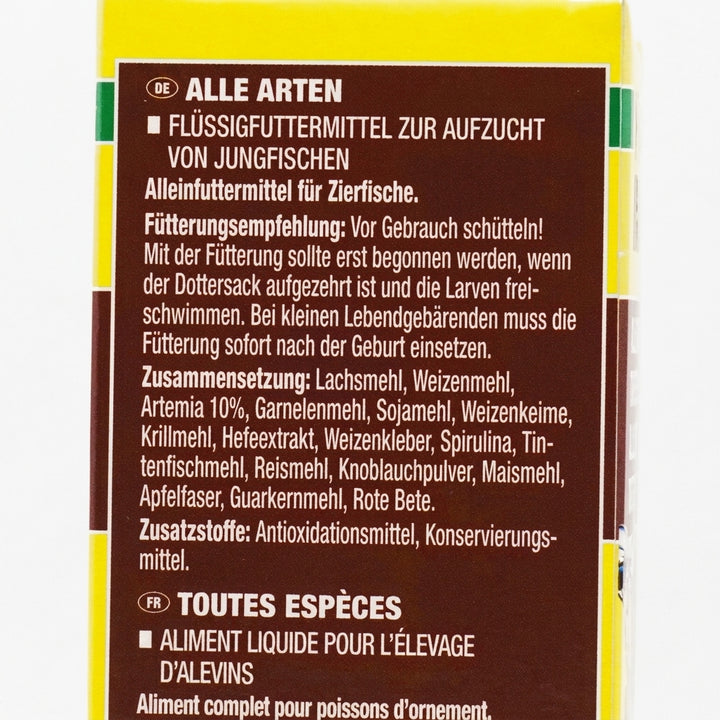 JBL PRONOVO BEL FLUID Flüssiges Aufzuchtfutter für Jungfische - 50ml von JBL