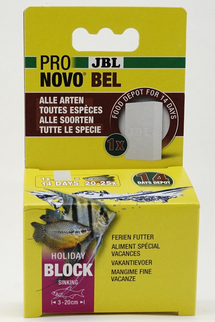 JBL PRONOVO BEL HOLIDAY Ferienfutter für alle Süßwasser-Aquarienfische