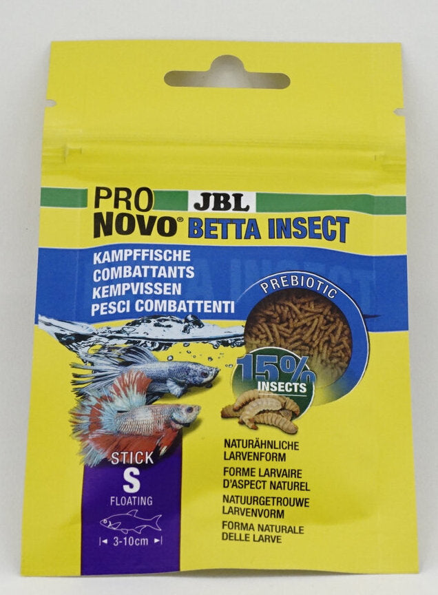 JBL PRONOVO BETTA INSECT STICK S Futtersticks für Kampffische von 3-10 cm - 20ml