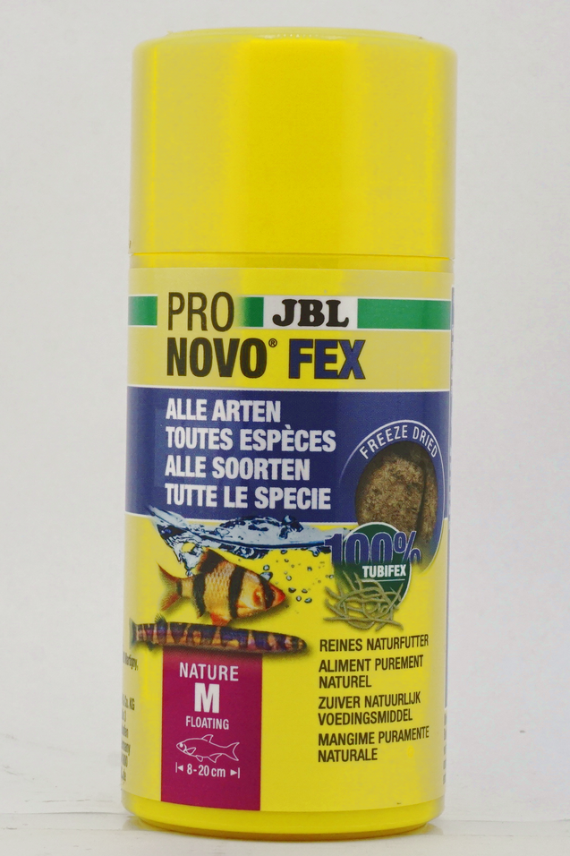 JBL PRONOVO FEX Tubifex als Leckerbissen für alle Zierfische von 8-20 cm - 100ml