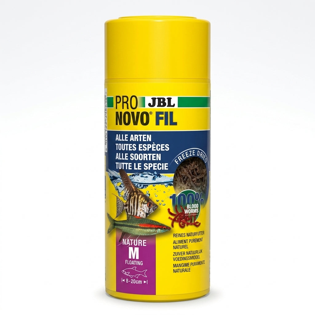 JBL PRONOVO FIL Rote Mückenlarven als Leckerbissen für alle Zierfische von 3-10 cm von JBL