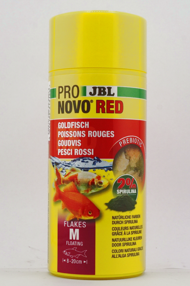 JBL PRONOVO RED FLAKES M Hauptfutter-Flocken für Goldfische von 8-20 cm - 100ml