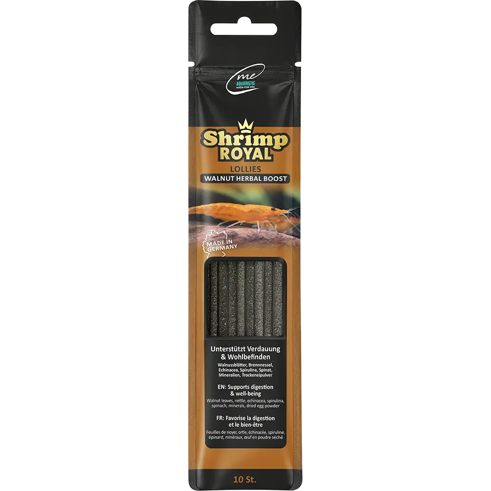 Me Shrimp Royal Lollies Walnut Herbal Boost – 10 Stück